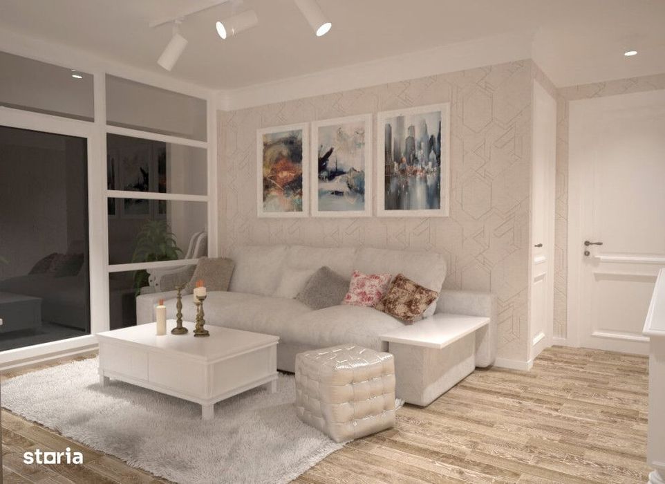 Apartament 2 camere Capat Cug, Lidl, 52 metri, etaj 1 Cod:129959