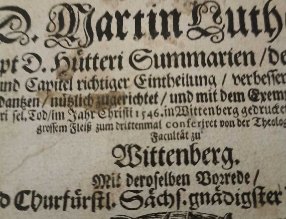 Biblie (vechime  anul 1546)