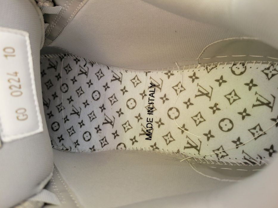 Lv skate gray flower version