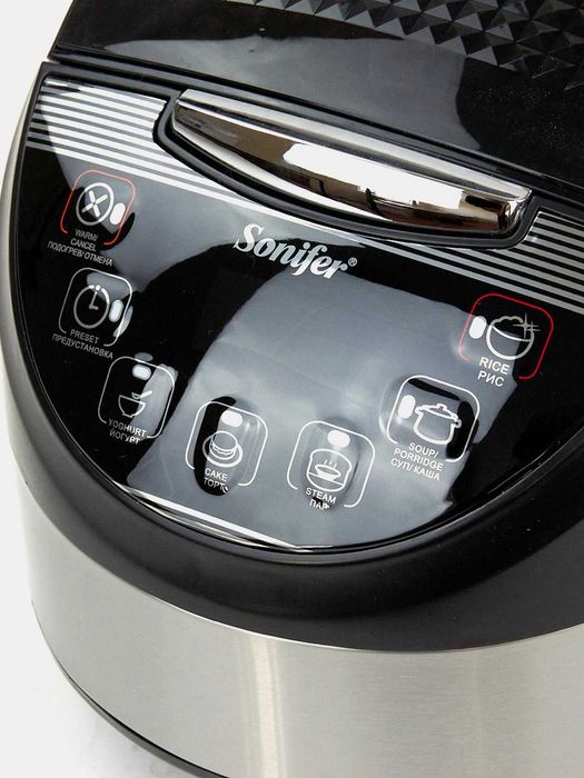 Мультиварка Sonifer SF-4003, с функциями пароварки, рисоварки, 5 л