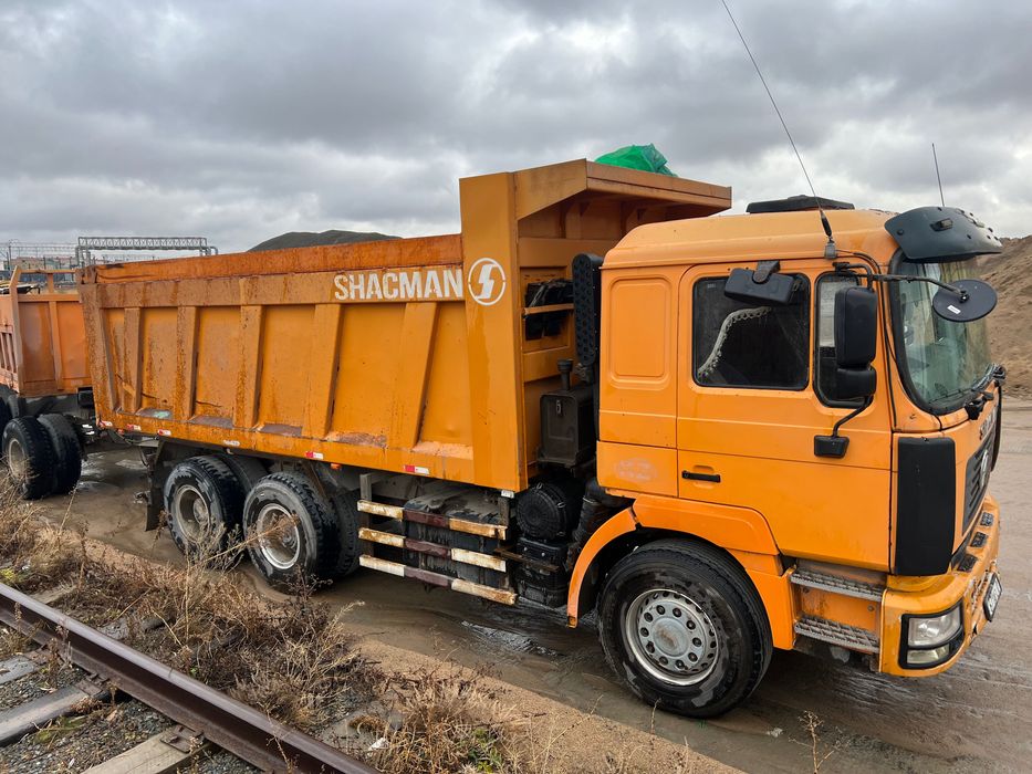 Самосвал 25тн. Shacman c прицепом