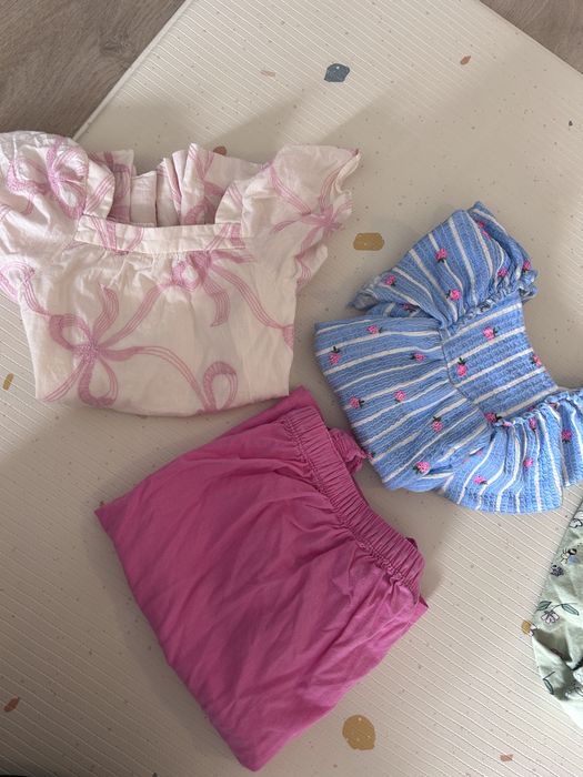 Детски рокли 92-98 Зара с посрък ежедневни рокли ЛОТ