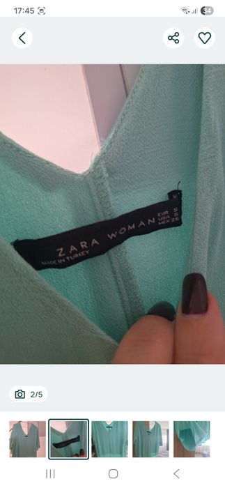 Bluza Zara,nouă,S/M