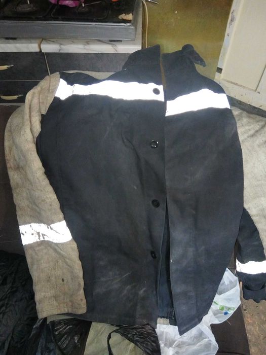 Брезентовая комбинированная куртка