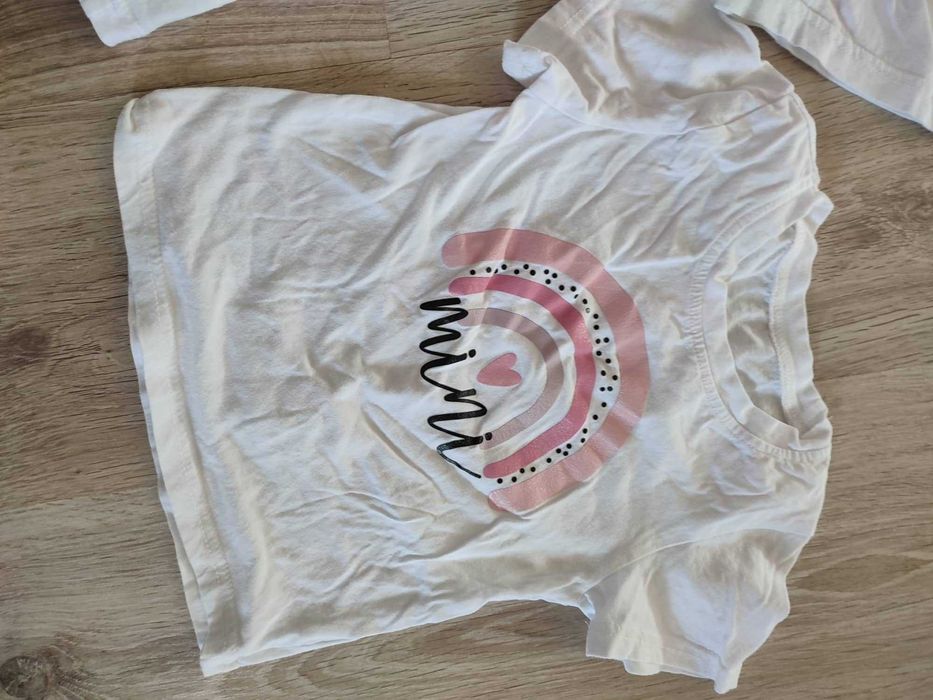 комплект тениски мама и дете и детски дънков гащеризон LcWaikiki