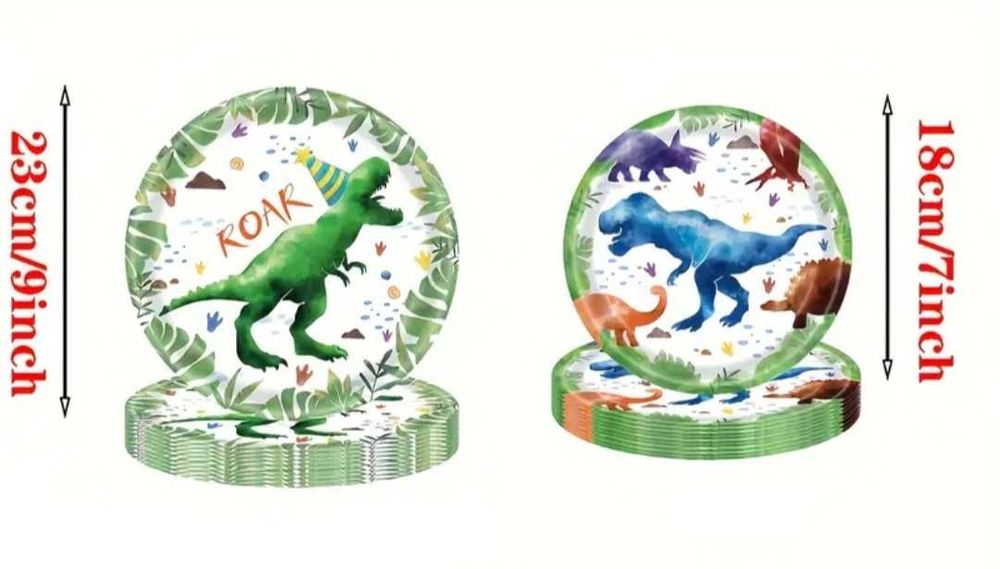 Украса за рожден ден с тема динозаври- 30 лв