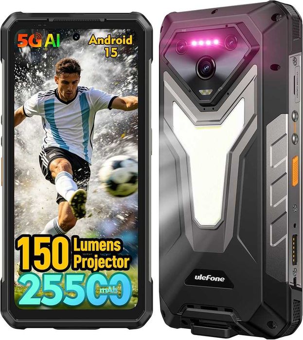 Ulefone Armor 34 Pro+ 5G 32GB RAM 512GB ROM 25500 mAh с IP68 защита