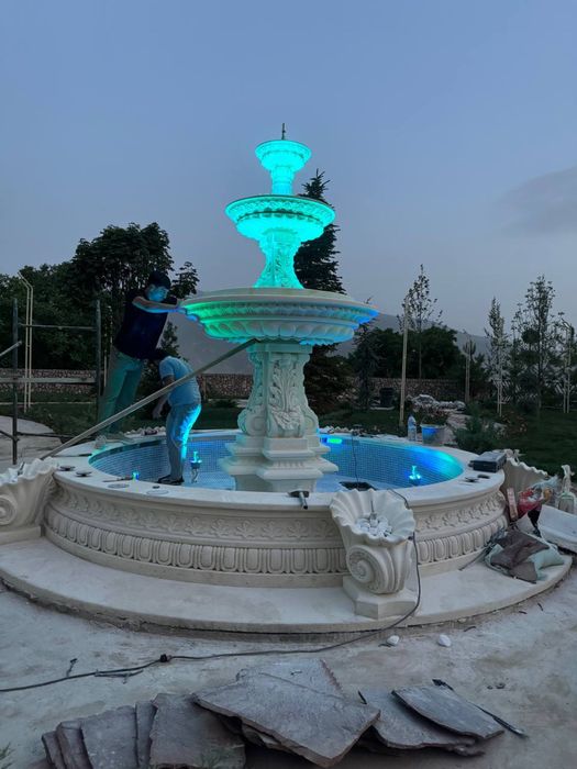 Фонтан из искусственного камня