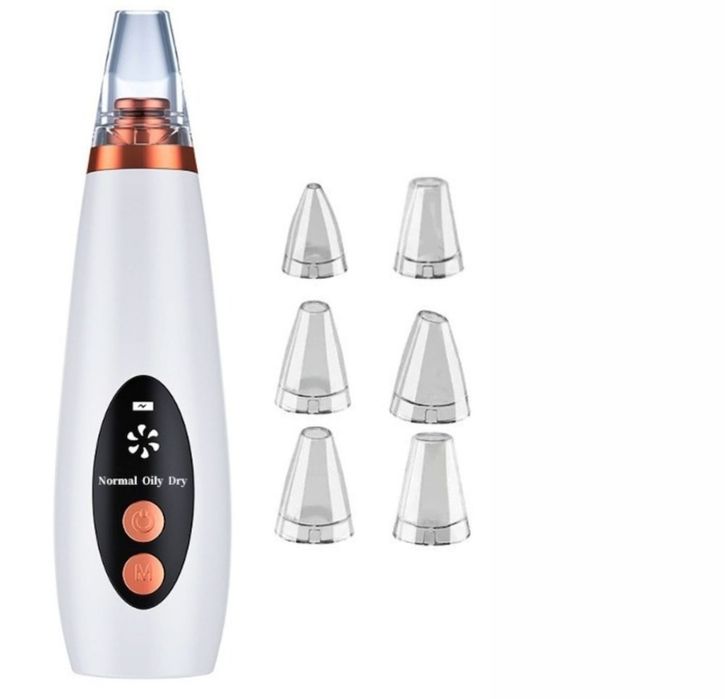 Устройство за грижа за лицето,Черни точки, Акне,6 сменяеми глави