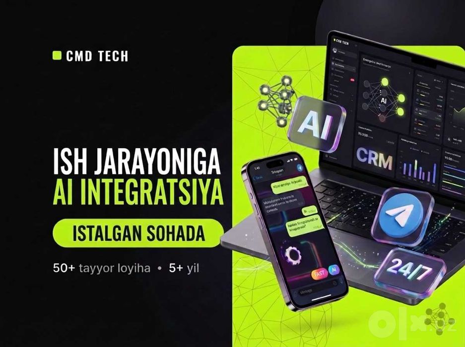 Sun'iy intellekt (AI) integratsiya — biznes jarayonlari uchun