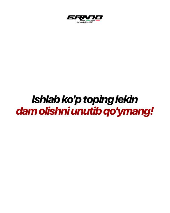 Birinchi qo’l kreslo massajyor!