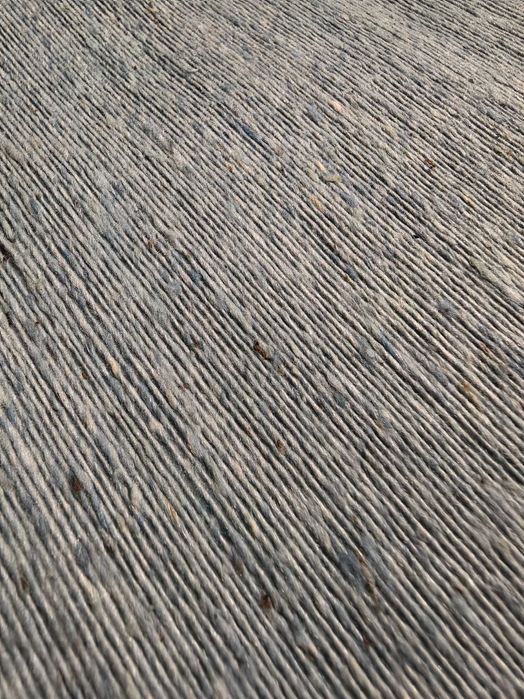 Tapet din lână naturală albastru-gri