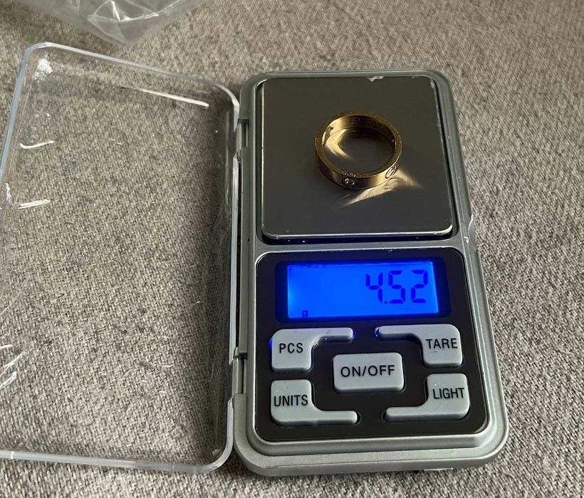 Cantar de buzunar 500 g 0.01 g, nou sigilat, display LED albastru