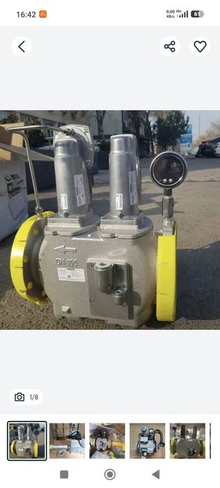 Для газа клапан VGD40.100 Газовые электромагнитные Baltur Brahma Dungs