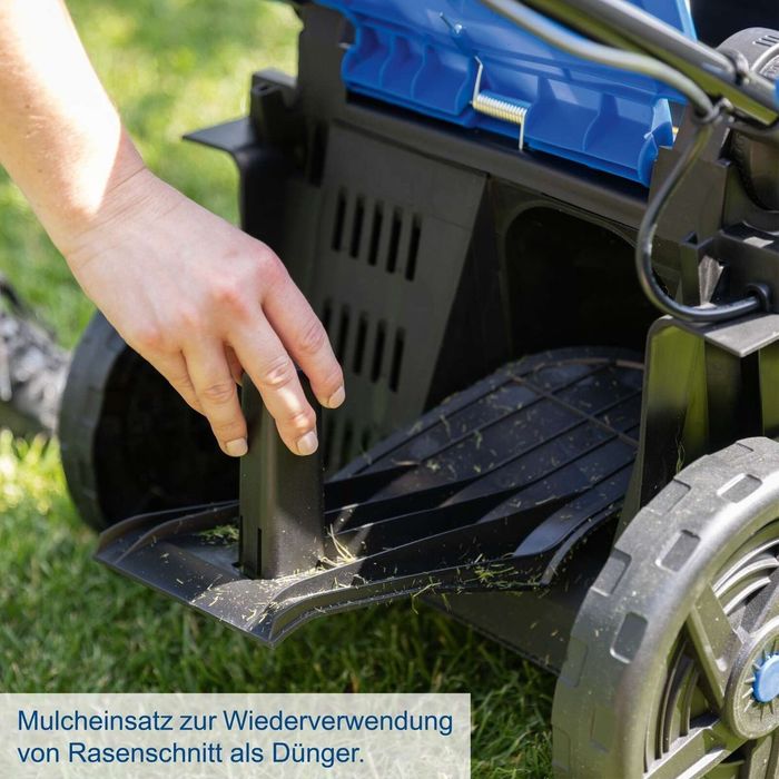 Mașină de tuns gazon scheppach pa acumulator  8 amperi 40v