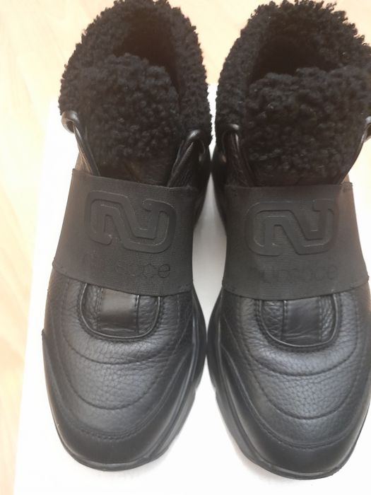 Ботинки кожаные зимние