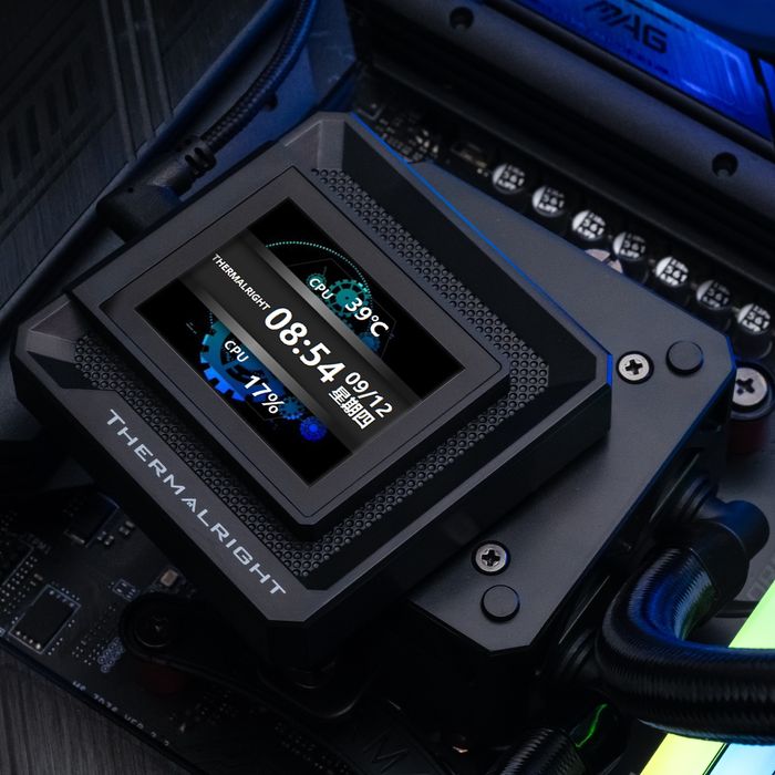 Cooler lichid CPU Thermalright FW360 Frozen Warframe SE ARGB V2 Negru