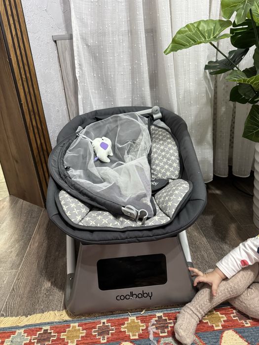 Детский шезлонг Coolbaby, в отличном состоянии
