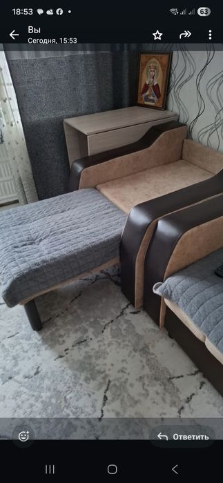 Диван и два кресла, комплект