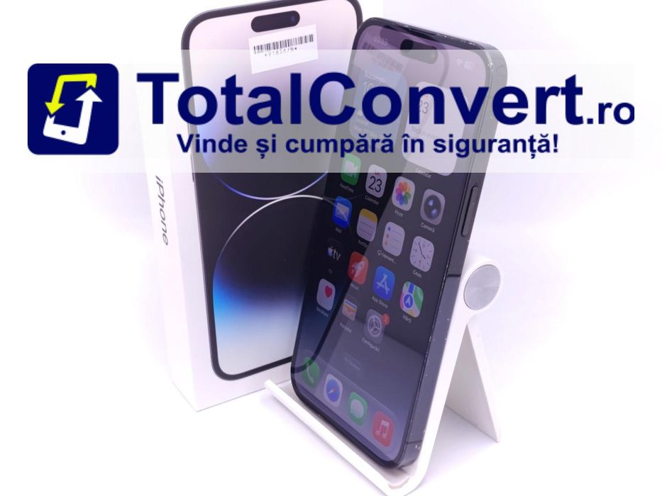 Apple iPhone 14 Pro Max 128GB Space Black, Garantie 24 luni | #D91856