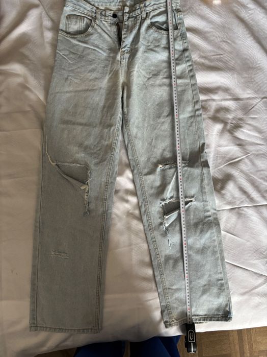 Дамски дънки/джинси, wide leg, Schein, размер 36, светло сини