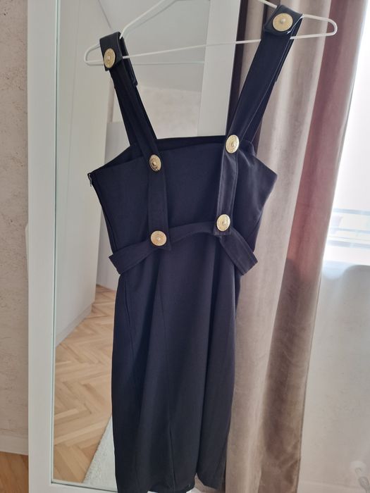 Черна рокля Versace