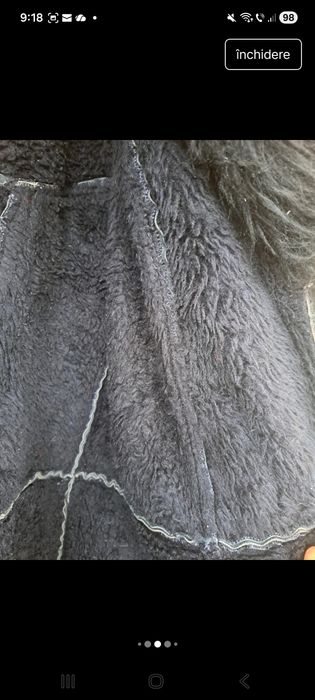 Cojoc damă din blană naturală, Made in Italy ( 40/ 42)