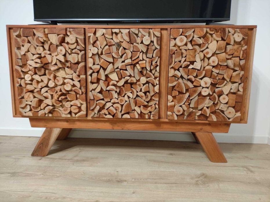 Шкаф с огледало акация