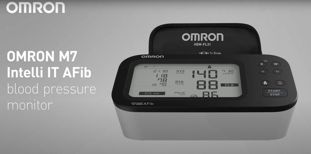 Тонометр Omron M7 intelli IT Afib Европа регион, не Америка