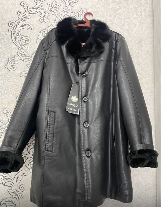 Мужской дубленка.
