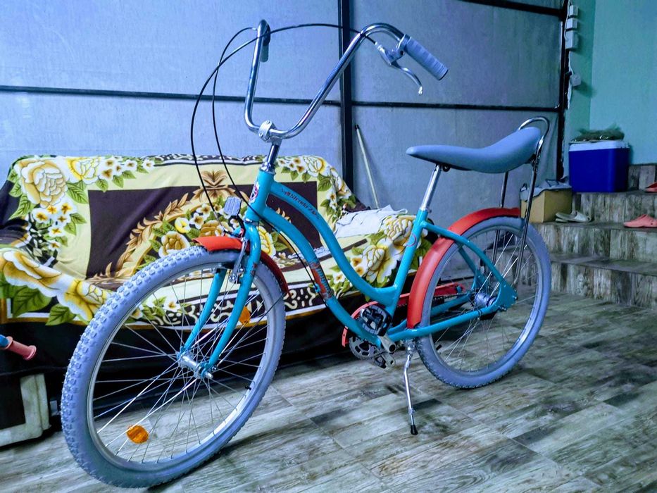 Vand bicicleta Pegas Strada 2 - Turcoaz Mofturos ALUMINIU