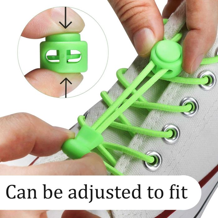 Sireturi elastice auto-blocante 100cm galbene