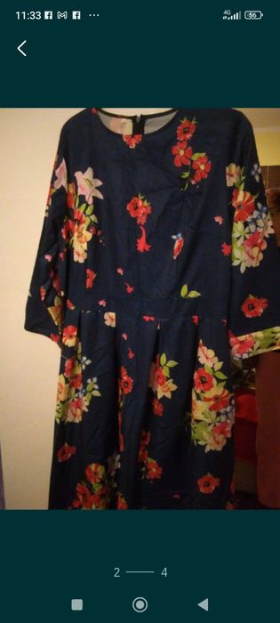 Rochiță florala nouă măr L -XL