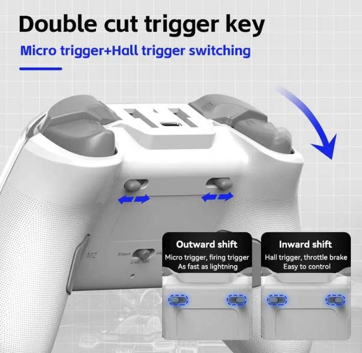 Controller Telefon Android iPhone TV Hall Effect Bluetooth Gamepad