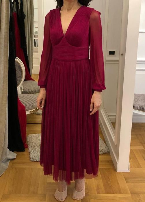 Rochie Cristallini nr 38 sangria