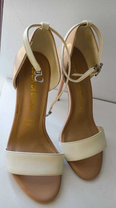 Sandale  piele naturala lăcuită ( Benvenuti)