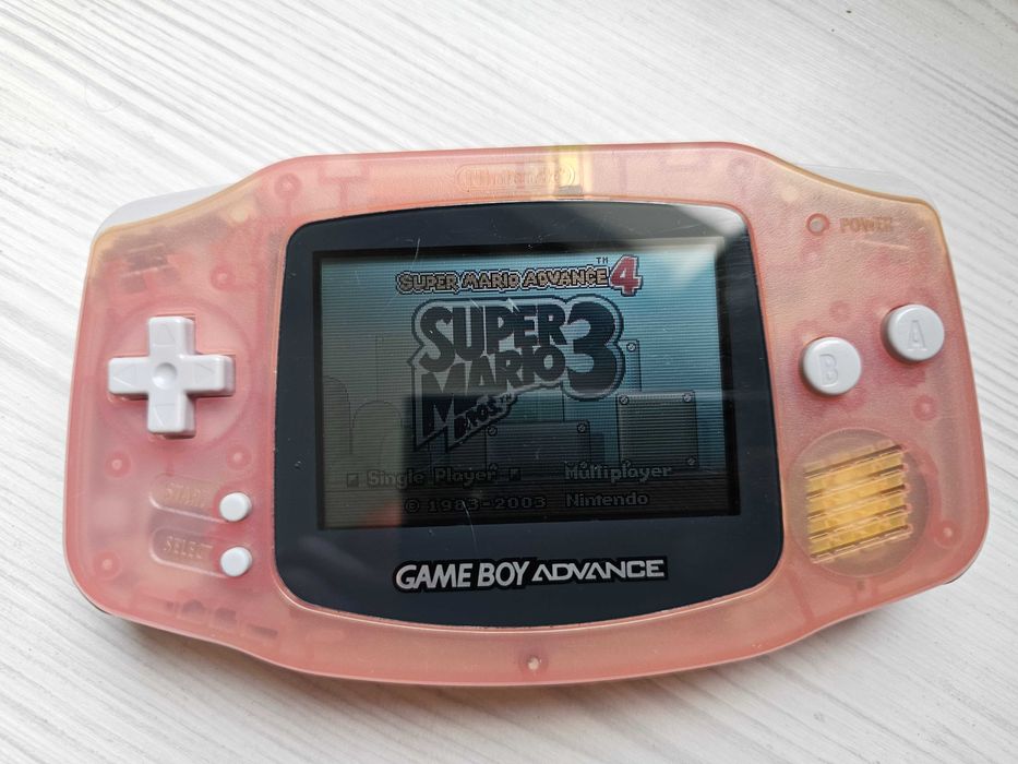 Nintendo Game Boy Advance Pink Clear