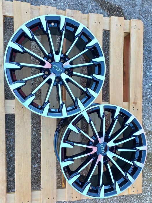 19.Audi S.Line 8.5j et35 Black Polish Diamond A3 A4 A6 A7 A8 Q2 Q3 Q5