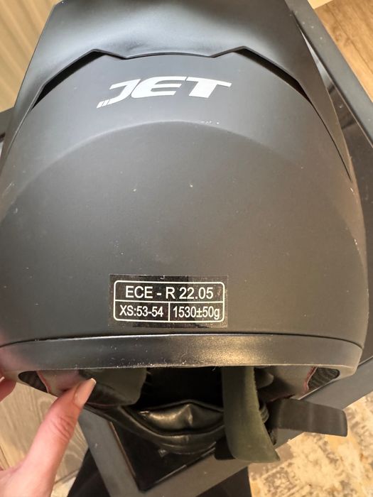 Cască și geacă motor dama