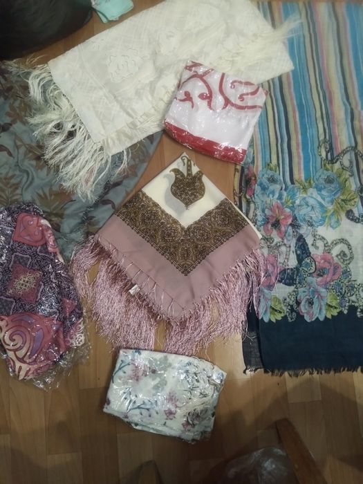 Платки , палантины 100% натур