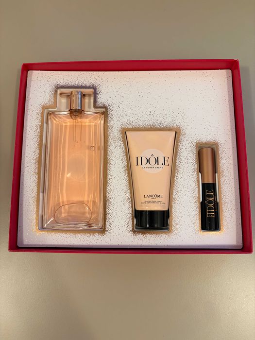 Lancôme Idole set cadou apa de parfum 50ml, crema de corp, mini mascara