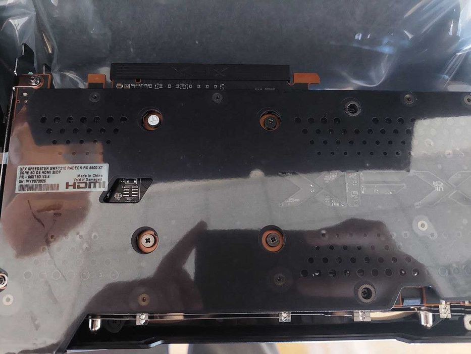 Новая XFX Radeon RX6600xt
