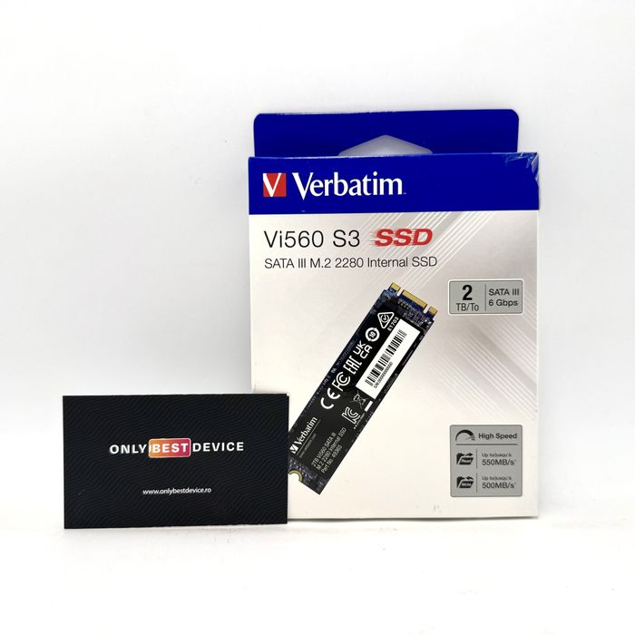 SSD Verbatim Vi560 S3 2TB M.2 2280 SATA III Negru