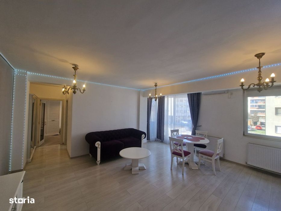 Tomis Plus- 2 camere, mobilat-utilat complet, termen lung, etaj 2-400e