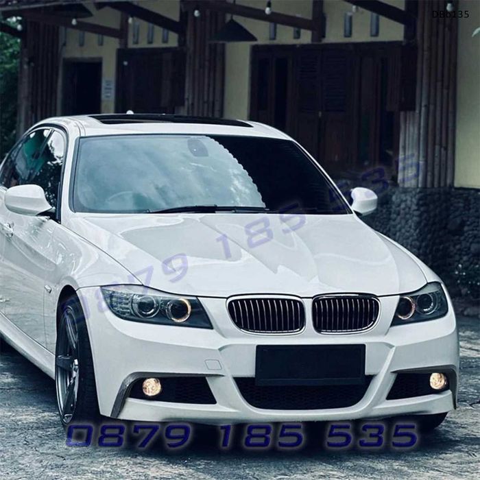 Странични сплитери за предна броня за BMW 3 E90 LCI M-Tech 2009-2012, черен гланц – DBb135 тунинг добавки бмв е90