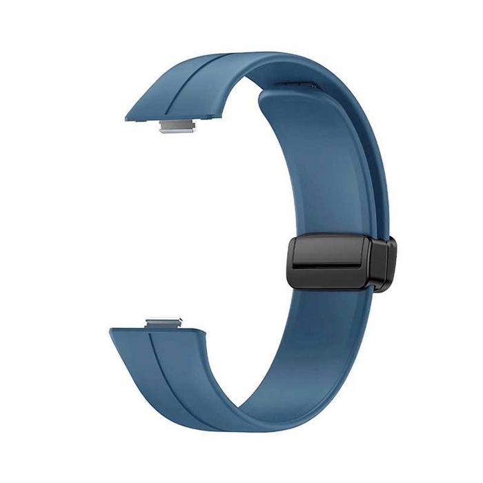 Каишка Silicone Magnet Black Buckle за Huawei Fit 3, Fit 4, Fit 4 Pro