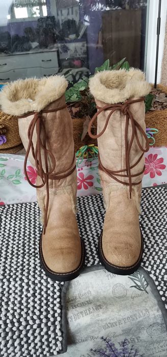 Ботуши Marc 36 н. Естествена кожа, велур