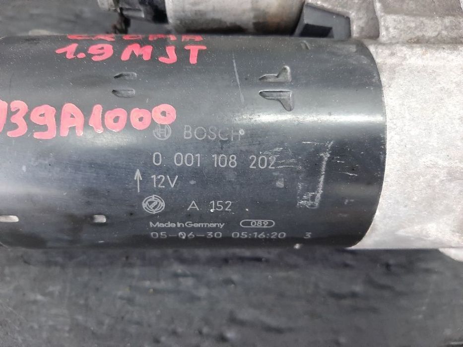 Electromotor 1.9 jtd fiat croma stilo bravo 2 doblo  alfa romeo 147 159 156 0001108202