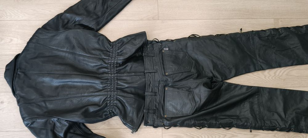 Кожен мото екип размер 42