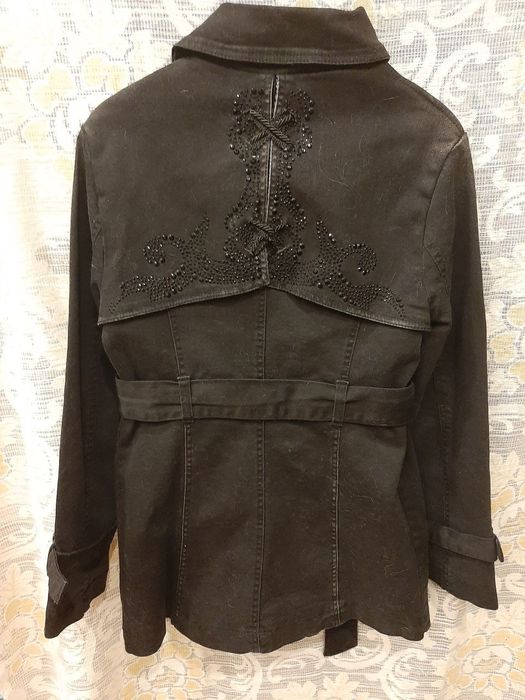 Пальто сюртук джинсовый,. Плащь атлас.